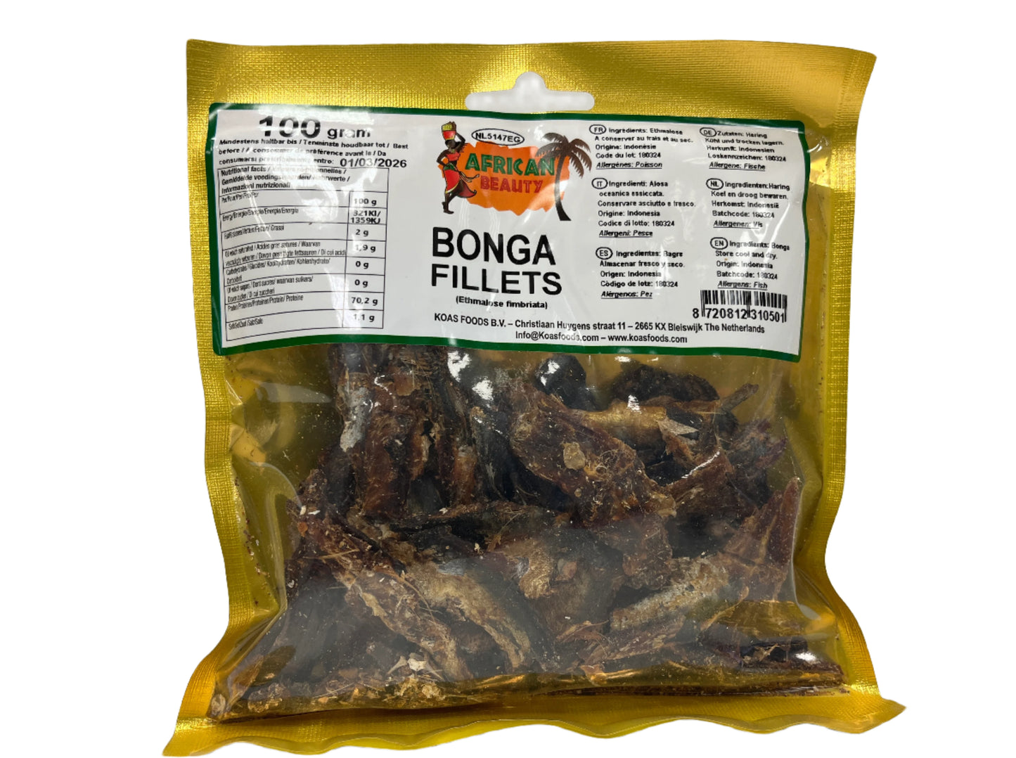 Bonga fillet - 100 gram