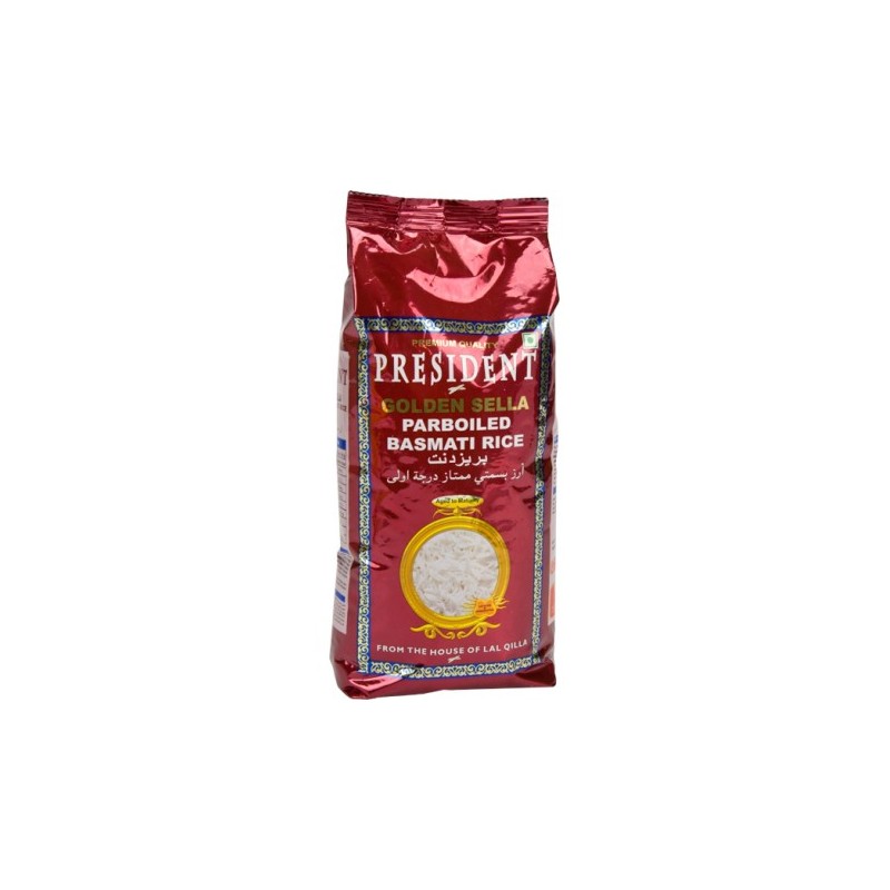 Basmati Rice Golden Sella 1 KG PRESIDENT