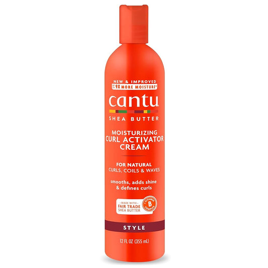 Cantu Moisturizing Curl Activator Cream with Shea Butter for Natural Hair 12oz