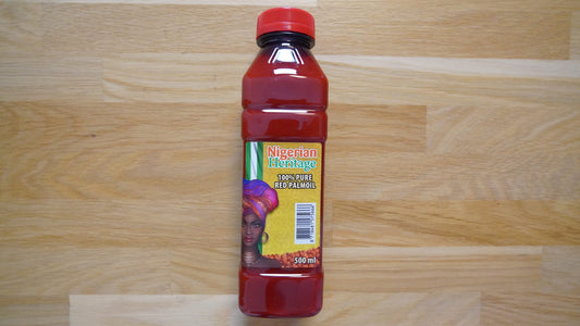 Nigerian Heritage 100% Pure Red Palm Oil - 500ml / Nigerian Heritage 100% Grynas Raudonasis Palmių Aliejus