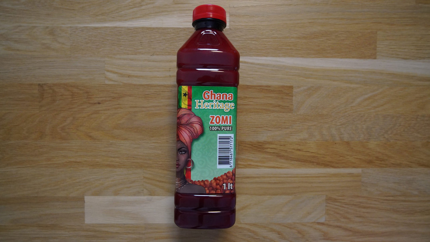 Ghana Heritage ZOMI 100% pure - 1L / Autentiškas Ganos ZOMI aliejus 100 % tyras 1L