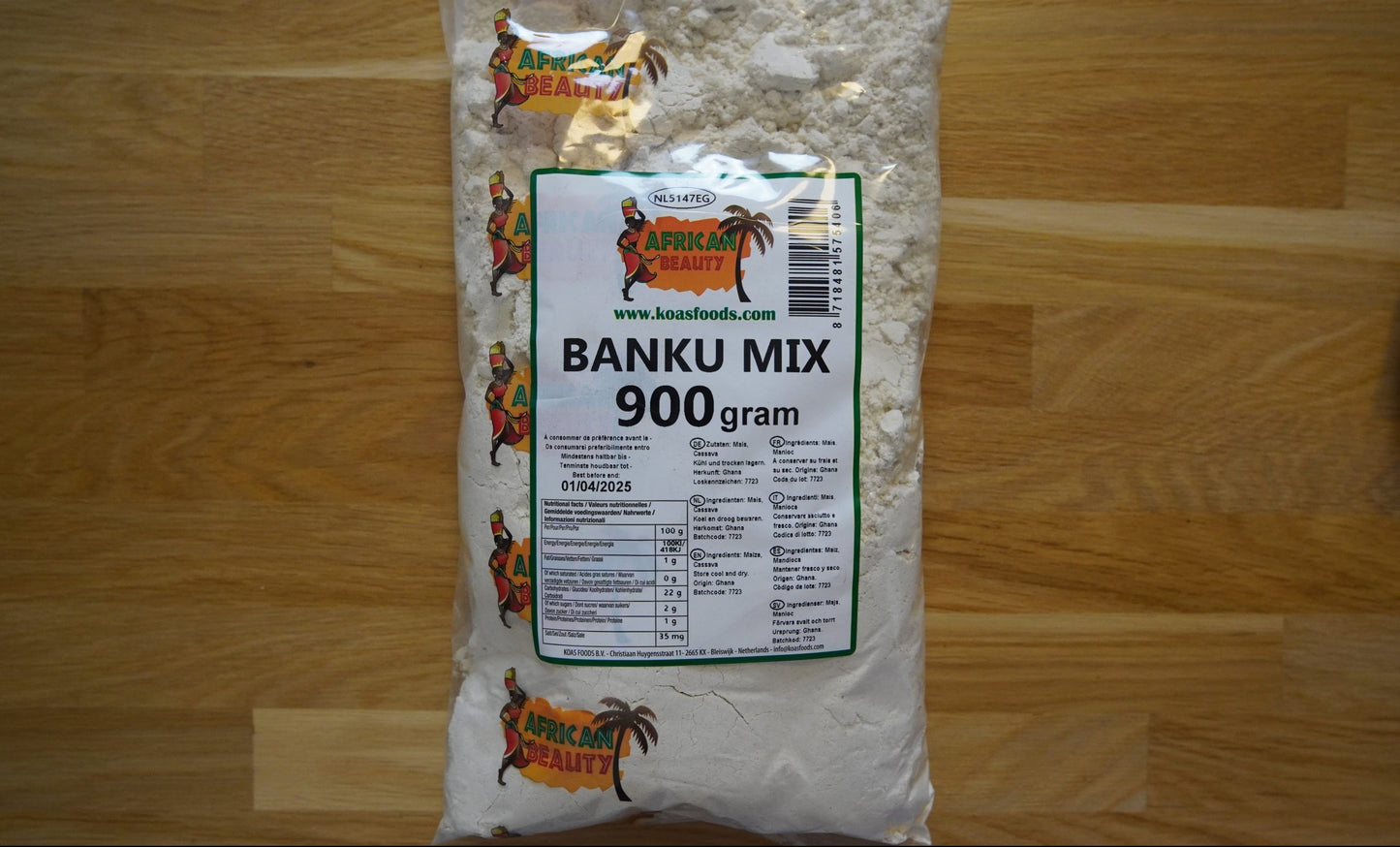 African Beauty Banku Mix 900g / African Beauty Banku Mišinys 900g