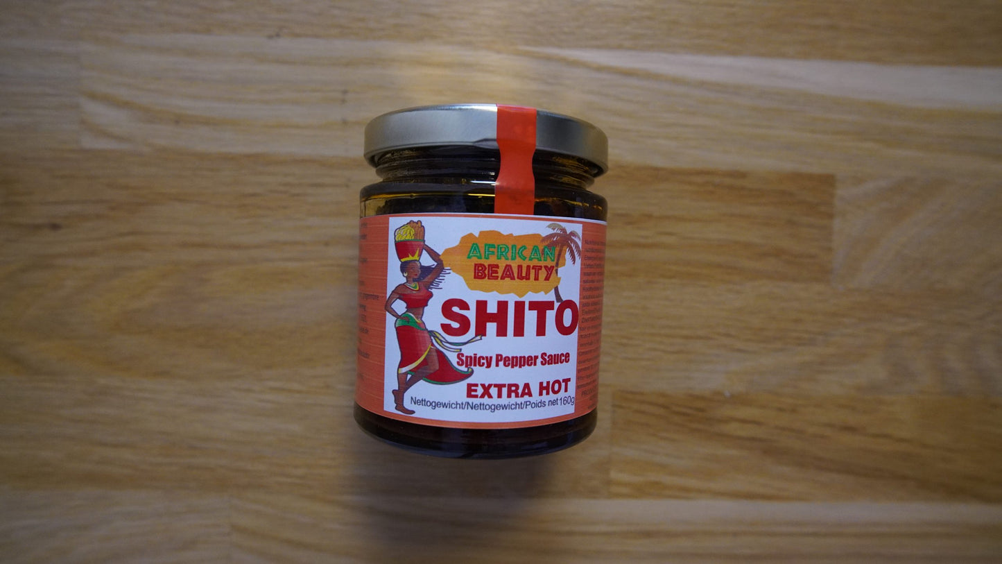 Extra Hot African Beauty Shito (Spicy Pepper Sauce)/ African Beauty Shito, Ypatingai Aštrus