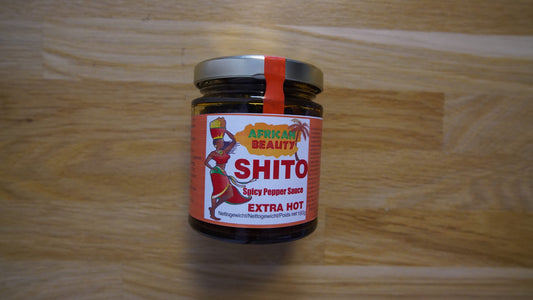 African Beauty Shito (Spicy Pepper Sauce) - Extra Hot / African Beauty Shito, Ypatingai Aštrus