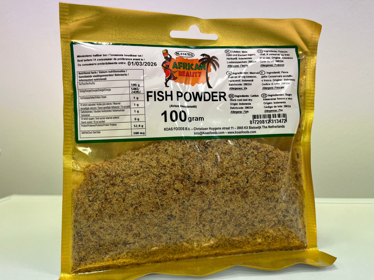 African Beauty Fish Powder 100 grams