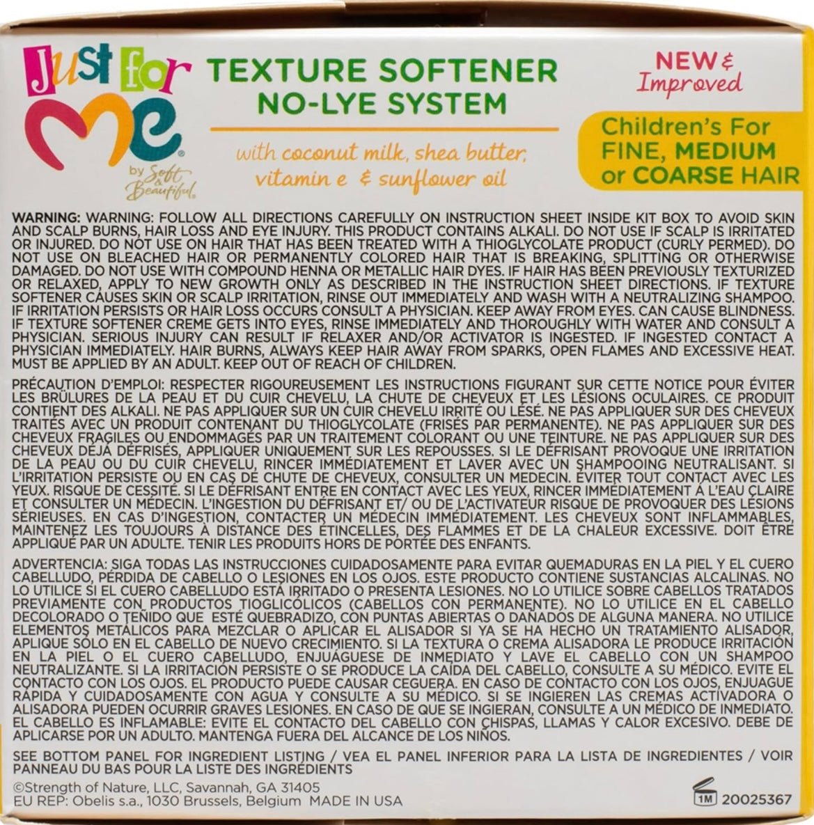 Texture Softener Kit - 1 PCS JUST FOR ME