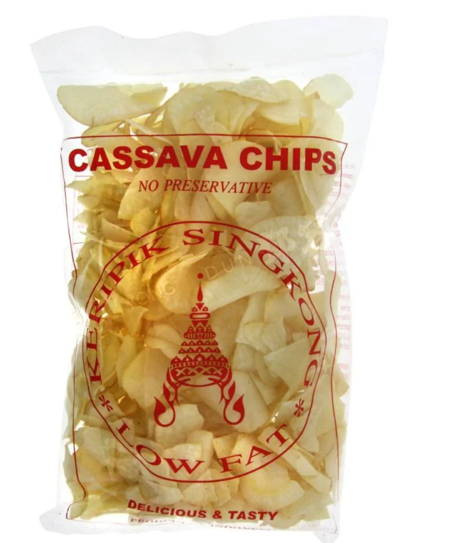 Cassava Chips Chili 250g - KERIPIK SINGKONG