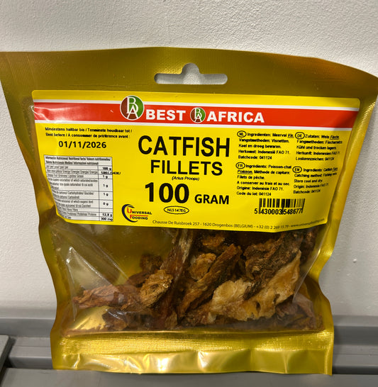 CATFISH FILLET DRIED 100g ( Best Africa )