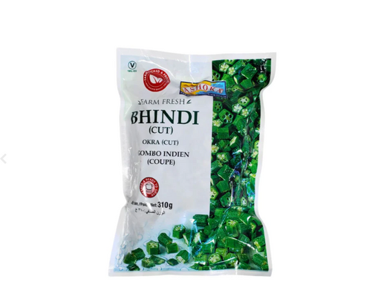 Frozen Okra Cut Bhindi 310g - ASHOKA