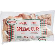 Frozen Strong Chicken Pre-cut IQF 1kg - PLUVERA